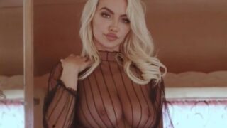Lindsey Pelas Big Tits See Through Black Lingerie Onlyfans Video Leaked