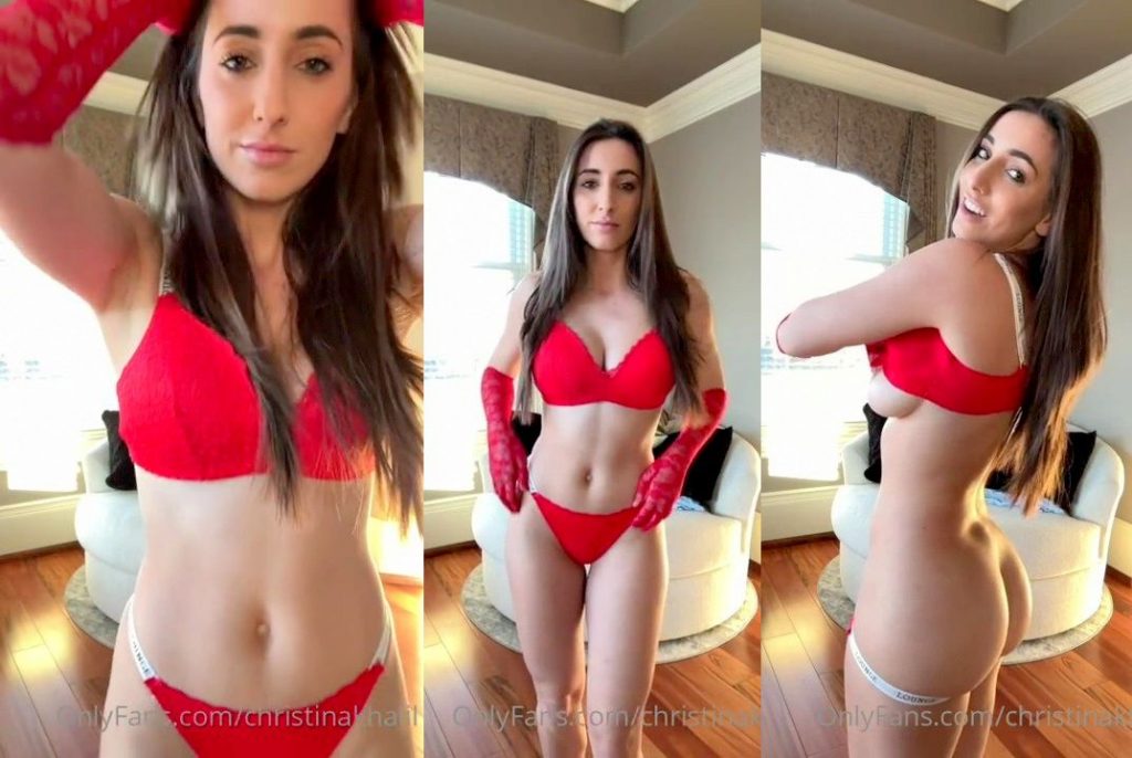 Christina Khalil Nip Slip Lingerie Tease Onlyfans Video Leaked