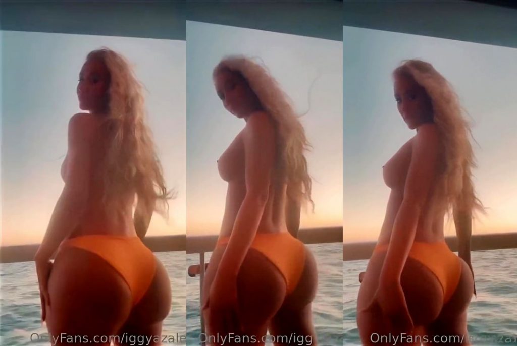 Iggy Azalea Topless Boob Slip On Boat Onlyfans Video Leaked