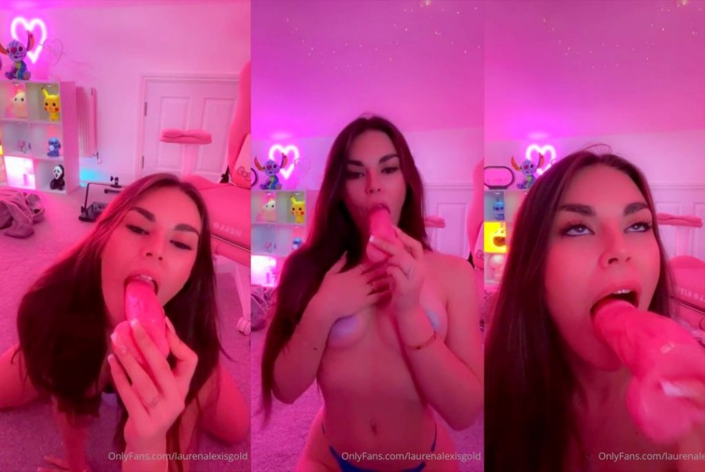 Lauren Alexis POV Dildo Blowjob Onlyfans Video Leaked