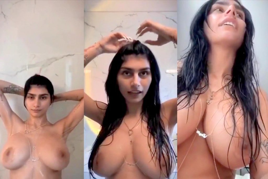 Mia Khalifa Naked Hot Shower NEW PPV Onlyfans Video Leaked