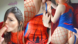 Amazing Grace Spider Girl POV Blowjob Fuck Onlyfans Video Leaked