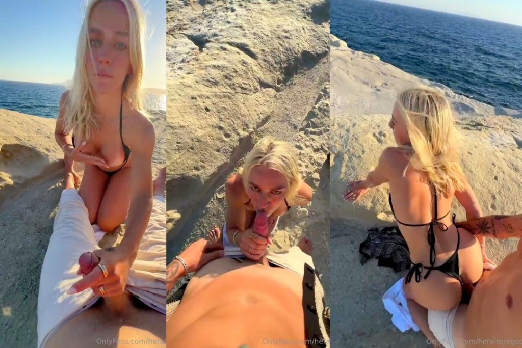 Rebecca McLeod Beach Blowjob Sex PPV Onlyfans Video Leaked
