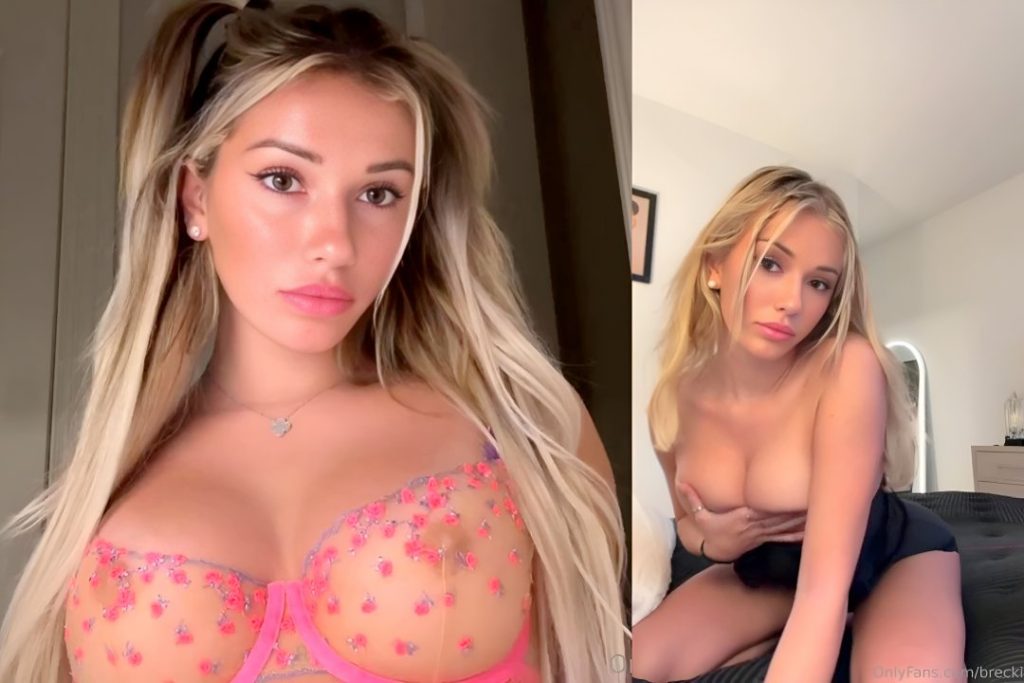 Breckie Hill Nipples And Boobs Tease Onlyfans Video Leaked